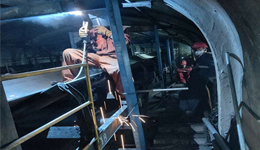 圣能井下防爆<a href='http://m.m1301.cn' target='_blank'><u>電子皮帶秤</u></a>的“勇士”精神